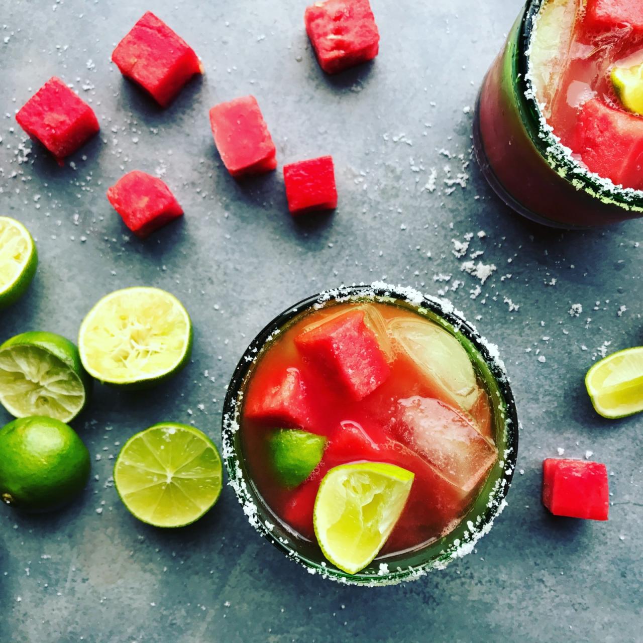 Jalapeño Cucumber Watermelon Margarita