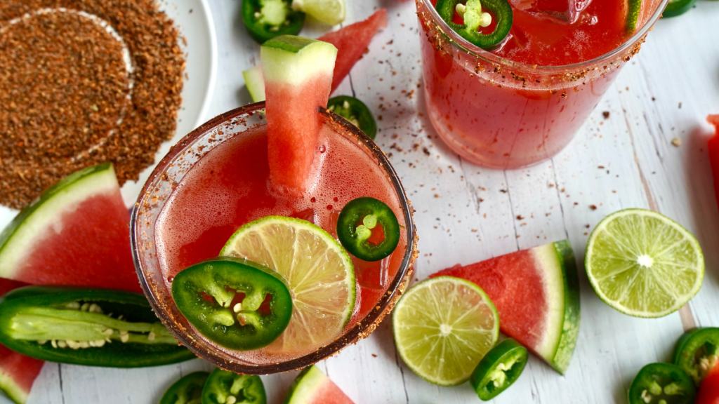 Jalapeño Cucumber Watermelon Margarita