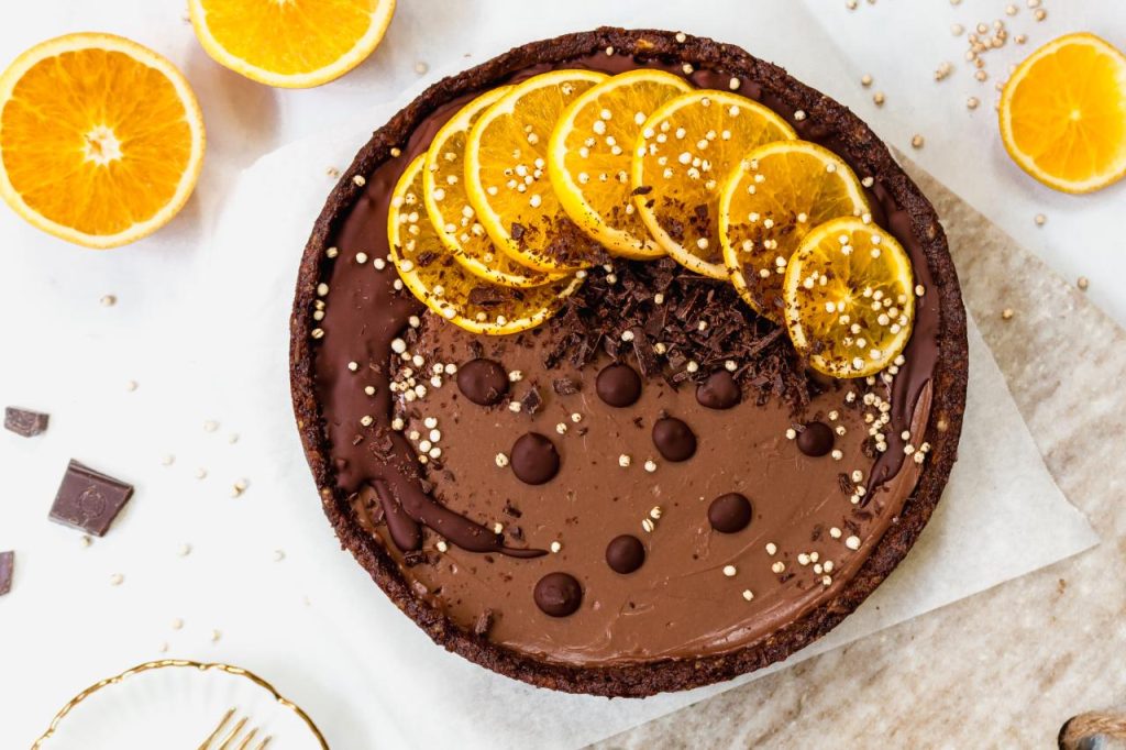 Chocolate Orange Mousse Pie