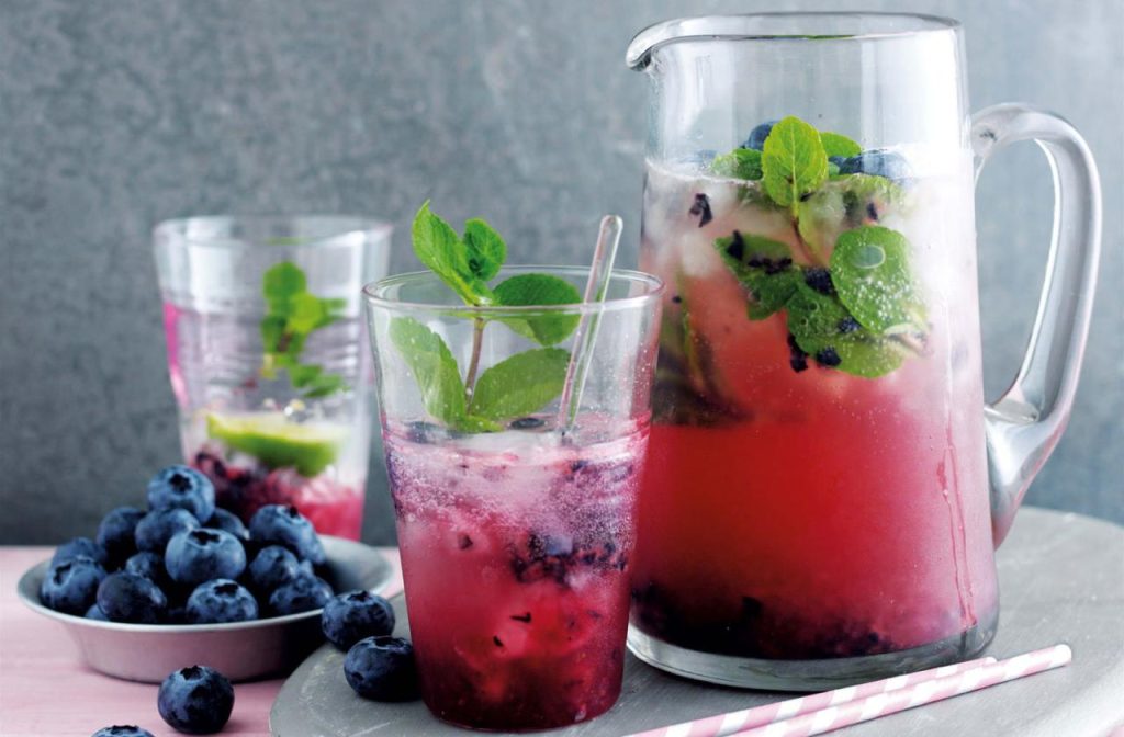 Fresh Blueberry Mojito